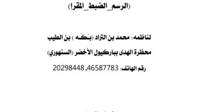 Photo of نظم الفوائد الحسان من الذخيرة في علم القرآن / محمد بن التراد بن الطيب