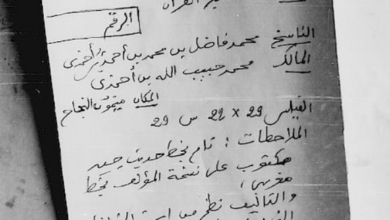 Photo of مراقي الأواه إلى تدبر كتاب الله (مخطوط) / الشيخ أحمدُّ ابن احمذي الحسني