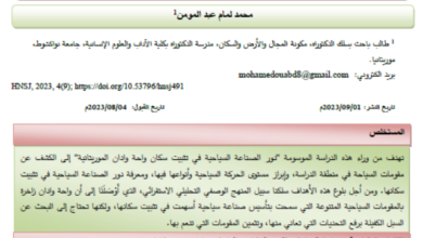 Photo of دور الصناعة السياحية في تثبيت سكان واحة وادان الموريتانية ـ محمد لمام عبد المومن