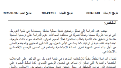 Photo of واقع بلدية أغورط التنموي / عبد الله ولد سيدي محمد ولد أبنو